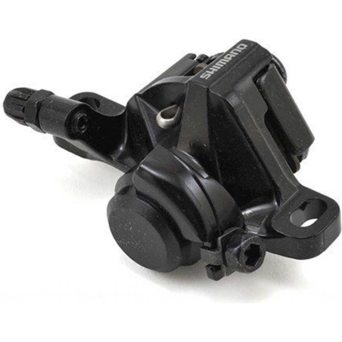 Калипер механический SHIMANO BR-M375, ЧЕРН, ПЕР. ИЛИ ЗАДН., ПЛАСТ. КОЛ, POST M. EBRM375MPRL