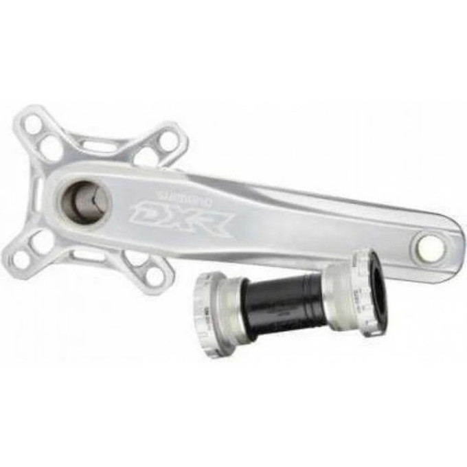 Система SHIMANO DXR, MX71, 175мм, интегрированный вал, с бонками, без звезды IFCMX71EX