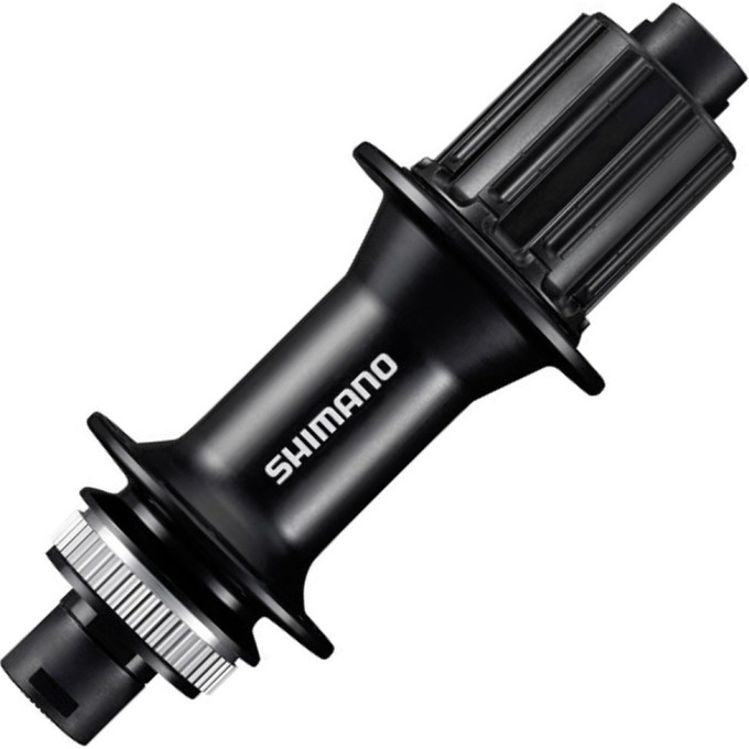 Втулка задняя SHIMANO ACERA MT400, 32 отверстия, 8-11 скоростей, C.LOCK, под ось 12 мм (без оси), OLD 142 мм, черный EFHMT400B