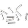 Концевик SHIMANO алюминиевый для троса переключателя, 100 штук, Y62098030