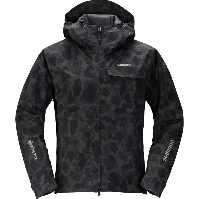 Куртка утеплённая SHIMANO RB-01JS GORE-TEX чёрный камуфляж L 59YRB01JS68