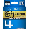Леска плетёная SHIMANO KAIRIKI 4 PE 150 м серая 0,06 мм 4,4 кг LDM54TE0606015S