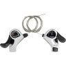 Шифтер SHIMANO TOURNEY, TX50, ЛЕВ/ПР, 3X7(FRICT)СК, ТР.+ОПЛЕТК ESLTX50P7FAT