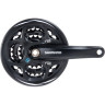 Система SHIMANO ALTUS, M311, 170мм, квадрат, 48/38/28T, черный EFCM311C888XL