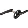 Система SHIMANO DEORE, M6000-2, 175 мм, интегрированный вал, 10 скоростей, 36/26T без каретки, черный EFCM6000EX66X