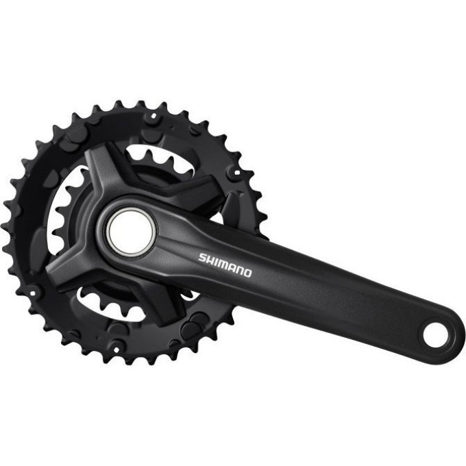 Система SHIMANO MT210-B, 175мм, 36/22T, интегрированный вал, с защитой, черный CL+3мм, для 9 скоростей EFCMT210BEX62L