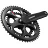Система SHIMANO Tourney, A070, 170 мм, квадрат, 50/34, с болтами, черный EFCA070C04X