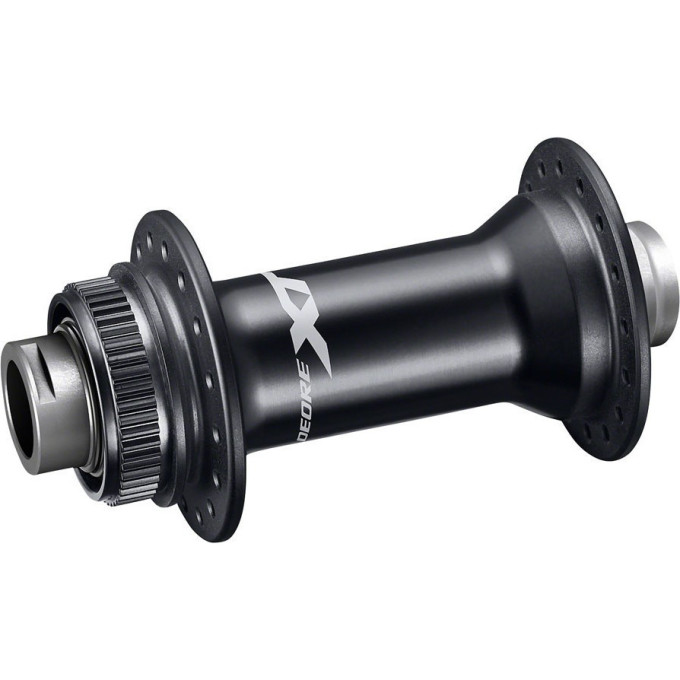 Втулка передняя SHIMANO DEORE XT, M8110-B, 32 отверстий, C.LOCK, под полую ось 15 мм (без оси), С LOCK RING, OLD:110 мм EHBM8110BBX
