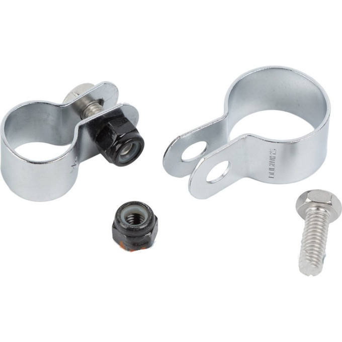 Запасная часть SHIMANO хомут тормоза, на тормозной рычаг, 17,4 мм, болт и гайка ASMCLIPEEP