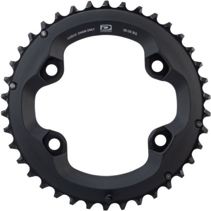 Звезда передняя SHIMANO DEORE, для M6000, 24T-BE для 34-24T, черный Y1WD24000